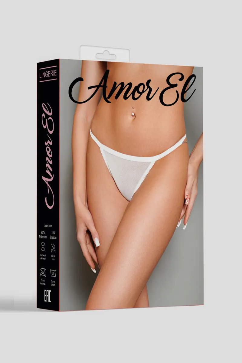 Эротическое откровенные трусики с декоративными цепочками на ягодицах в Краснодаре