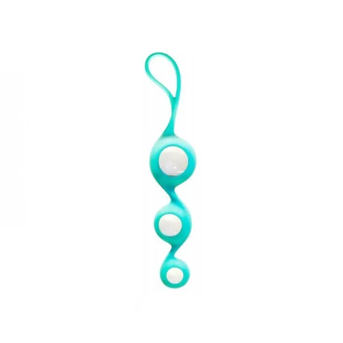 вагинальные шарики juicy toyz glass, бирюзовые в Краснодаре
