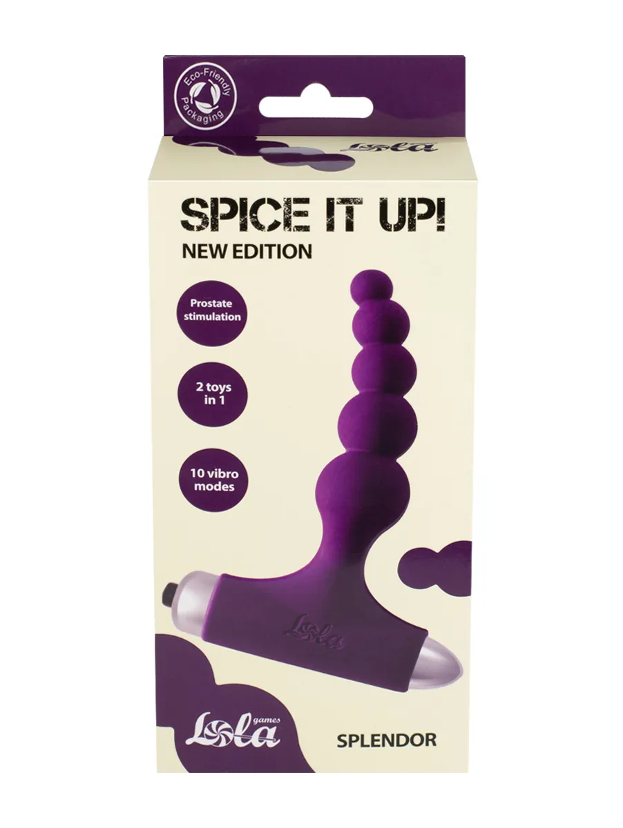 анальная пробка с вибрацией spice it up new edition splendor ultraviolet 8017-04lola в Краснодаре