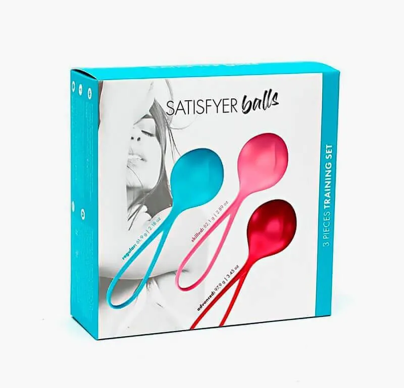 набор из трёх одинарных вагинальных шариков satisfyer balls в Краснодаре