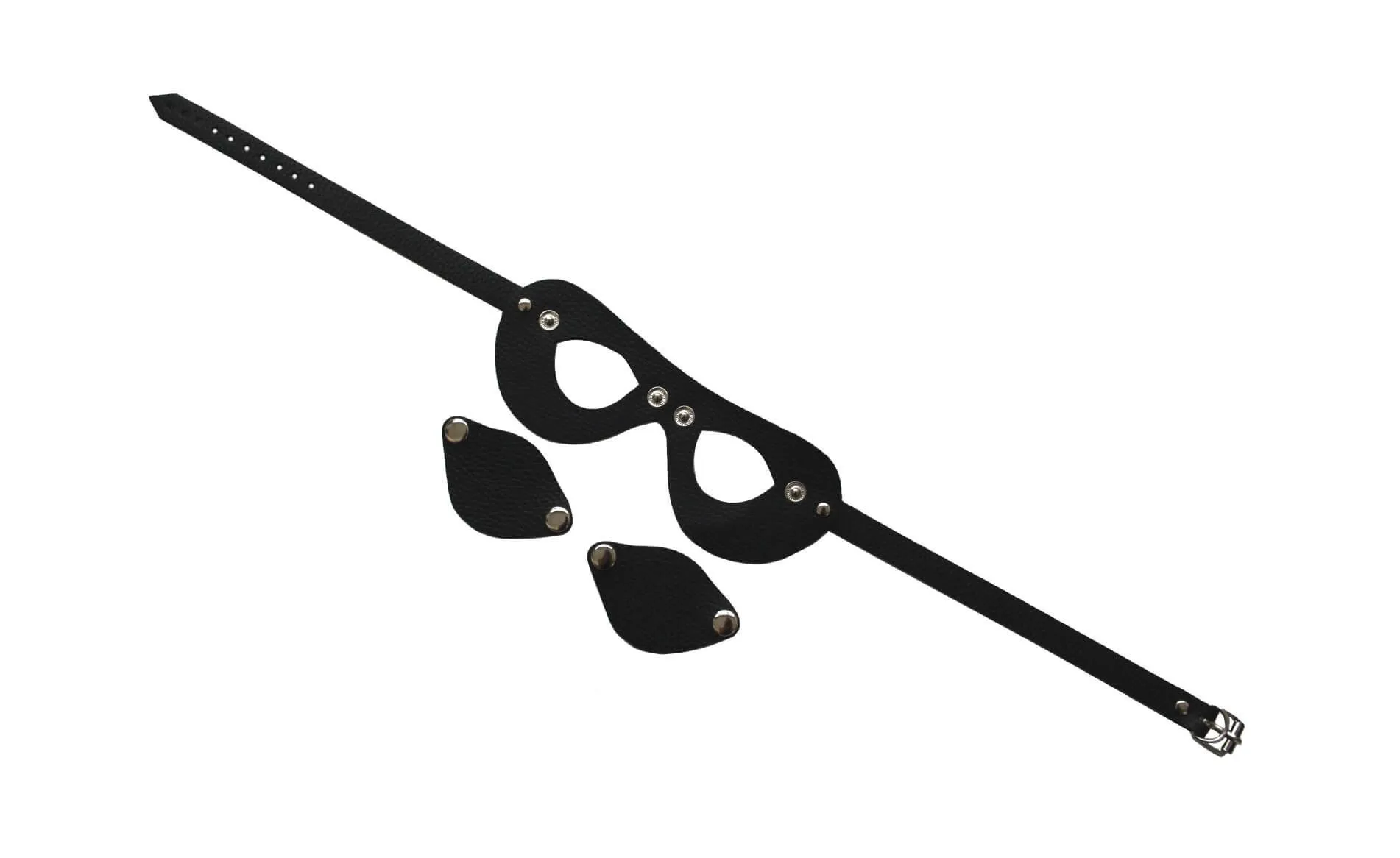 очки-шоры pinkrabbit кожаные, черные в Краснодаре