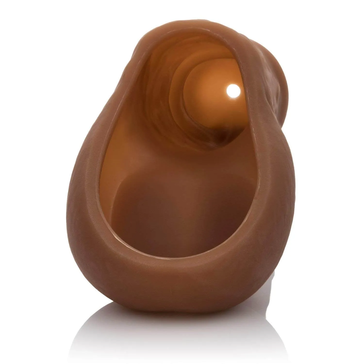 насадка закрытая california exotic novelties packer gear stp packer, коричневая в Краснодаре