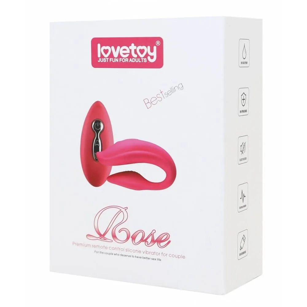 вибратор для пар lovetoy rose, розовый в Краснодаре