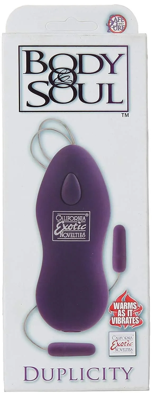 вибропули california exotic novelties body & soul duplicity, фиолетовые в Краснодаре
