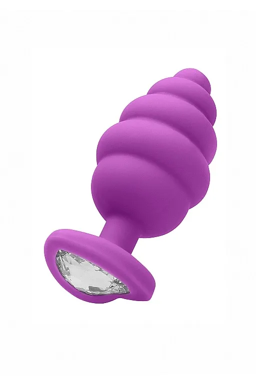 анальная пробка extra large ribbed diamond heart plug в Краснодаре