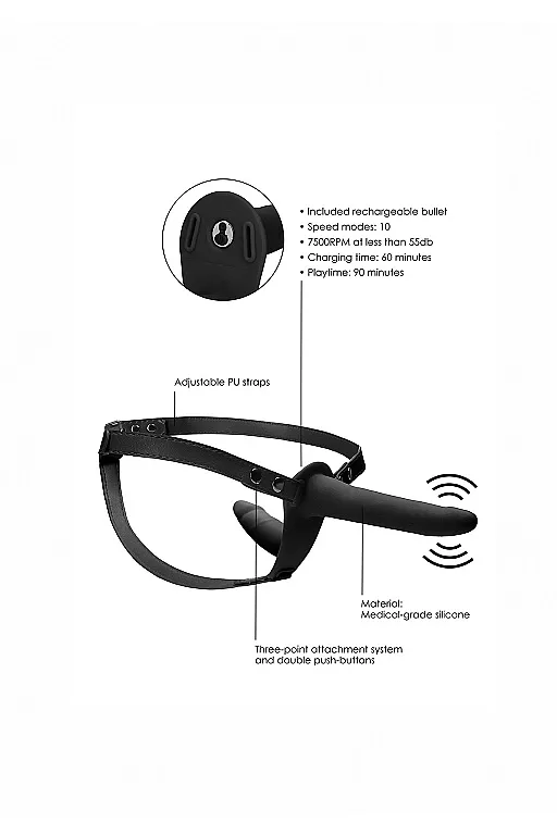 двойной страпон adjustable с вибрацией в Краснодаре