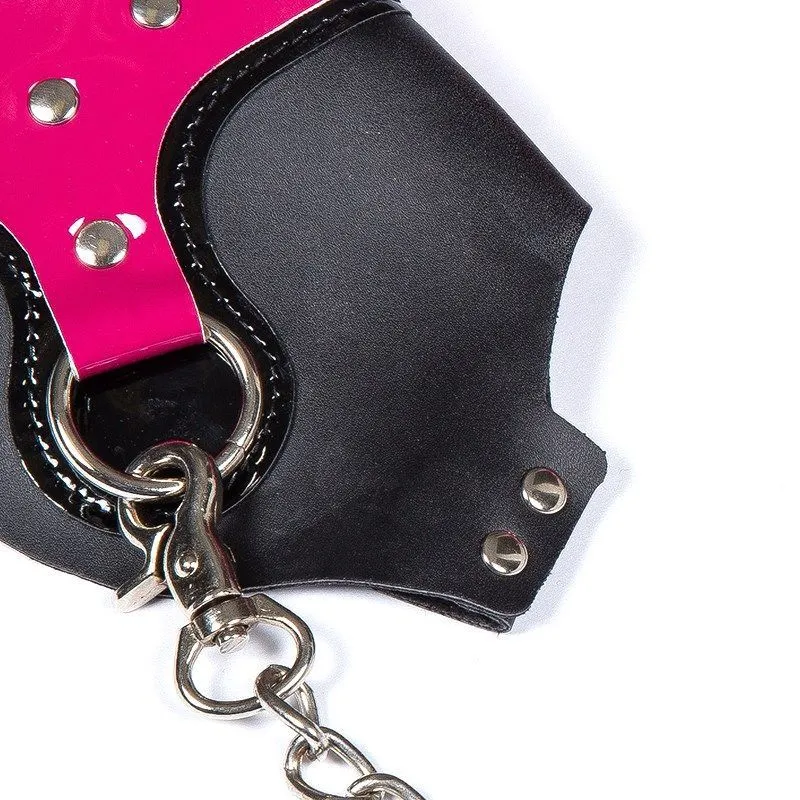 ошейник c наручниками roomfun розовый в Краснодаре