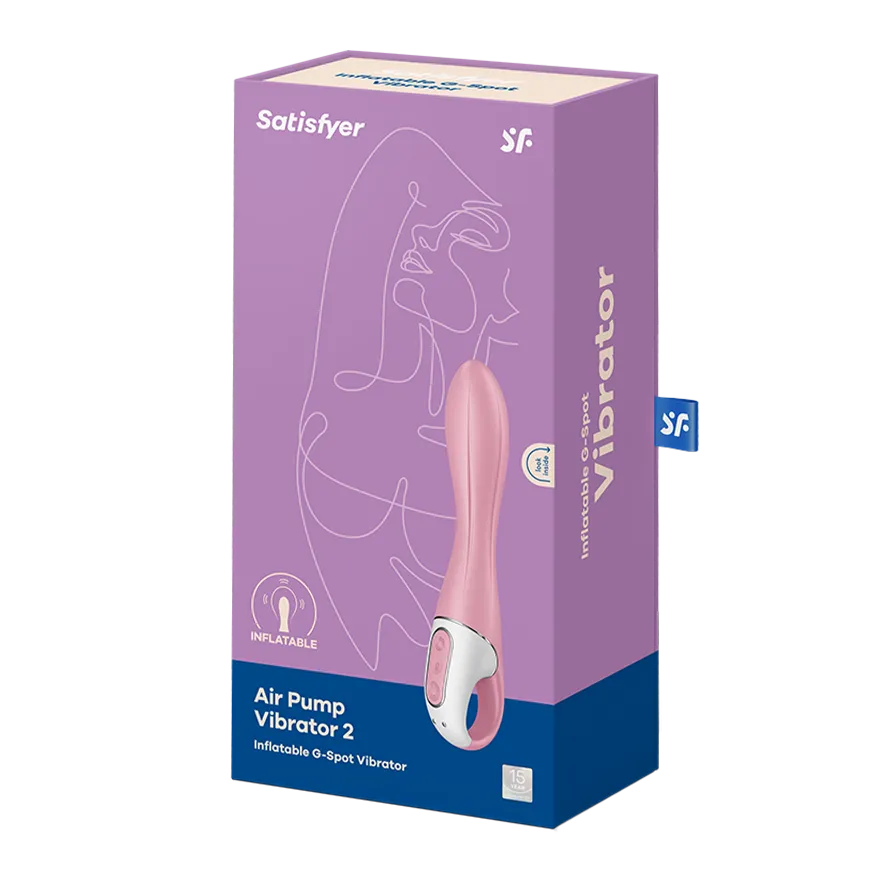 Вибратор с Функцией Расширения Air Pump Vibrator 2 light red 038605SA