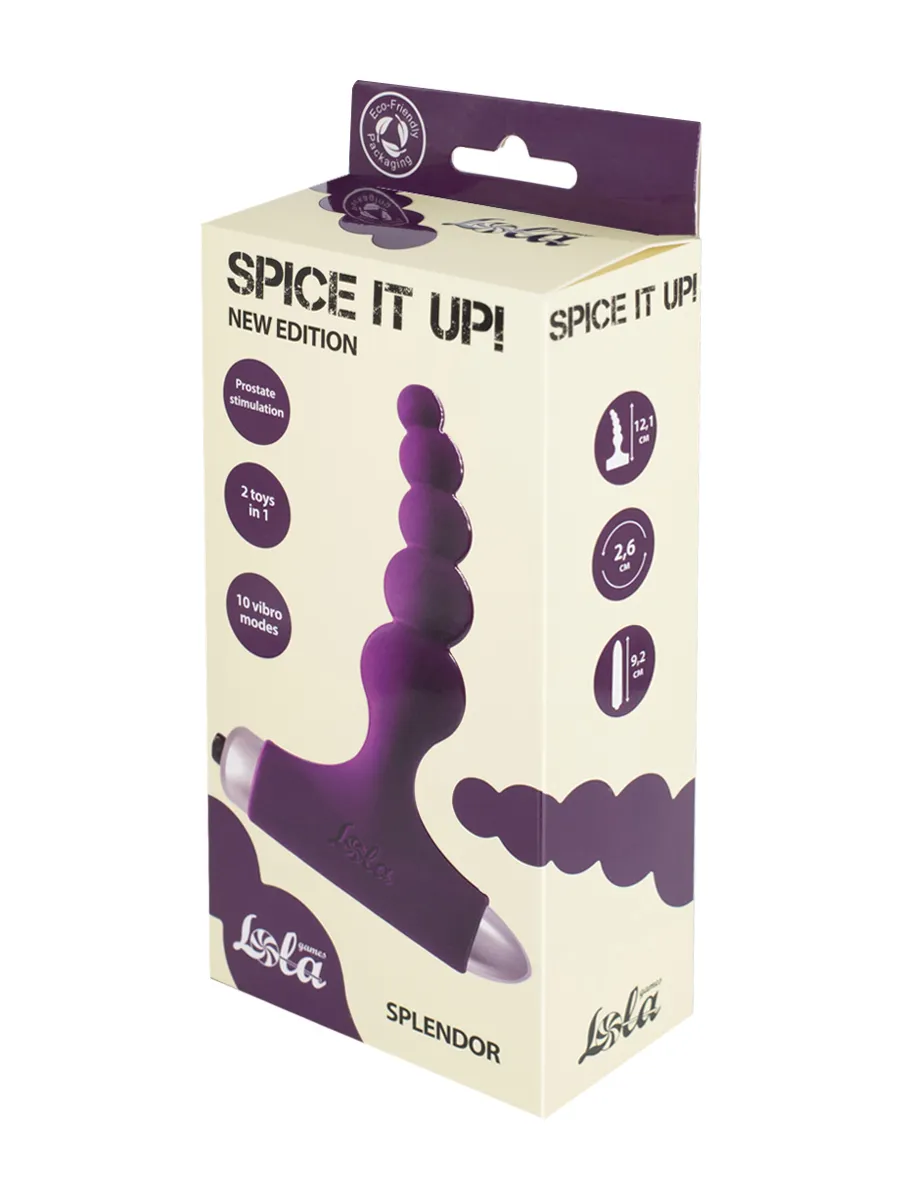 анальная пробка с вибрацией spice it up new edition splendor ultraviolet 8017-04lola в Краснодаре
