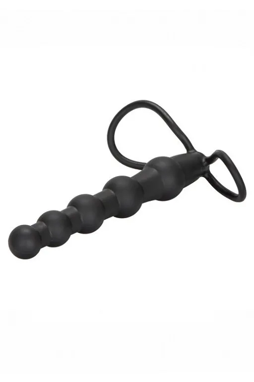 страпон для двойного проникновения (пенетрейшен) silicone beaded double rider в Краснодаре