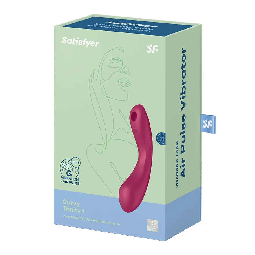 вакуумный массажер satisfyer curvy trinity 1 red 036496sa в Краснодаре