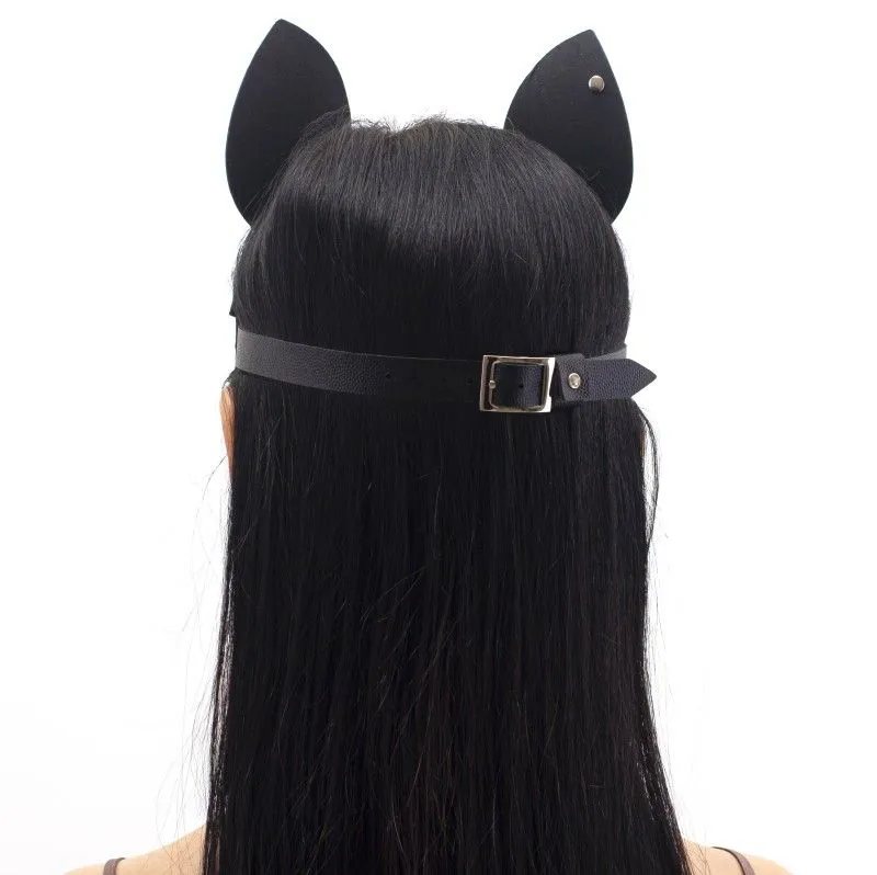 маска кошки со стразами pinkrabbit , чёрная в Краснодаре