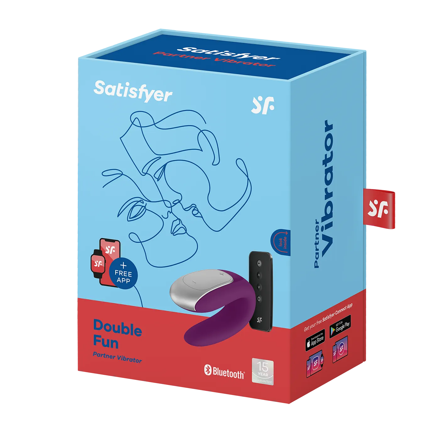 виброcтимулятор satisfyer double fun connect app violet 002460sa в Краснодаре