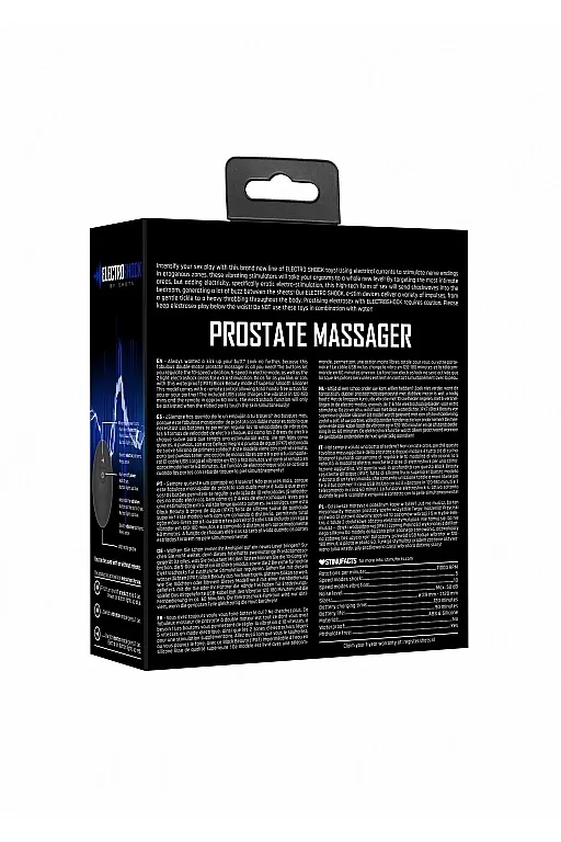 массажер простаты с электростимуляцией и пультом управления prostate massager shots electroshock в Краснодаре