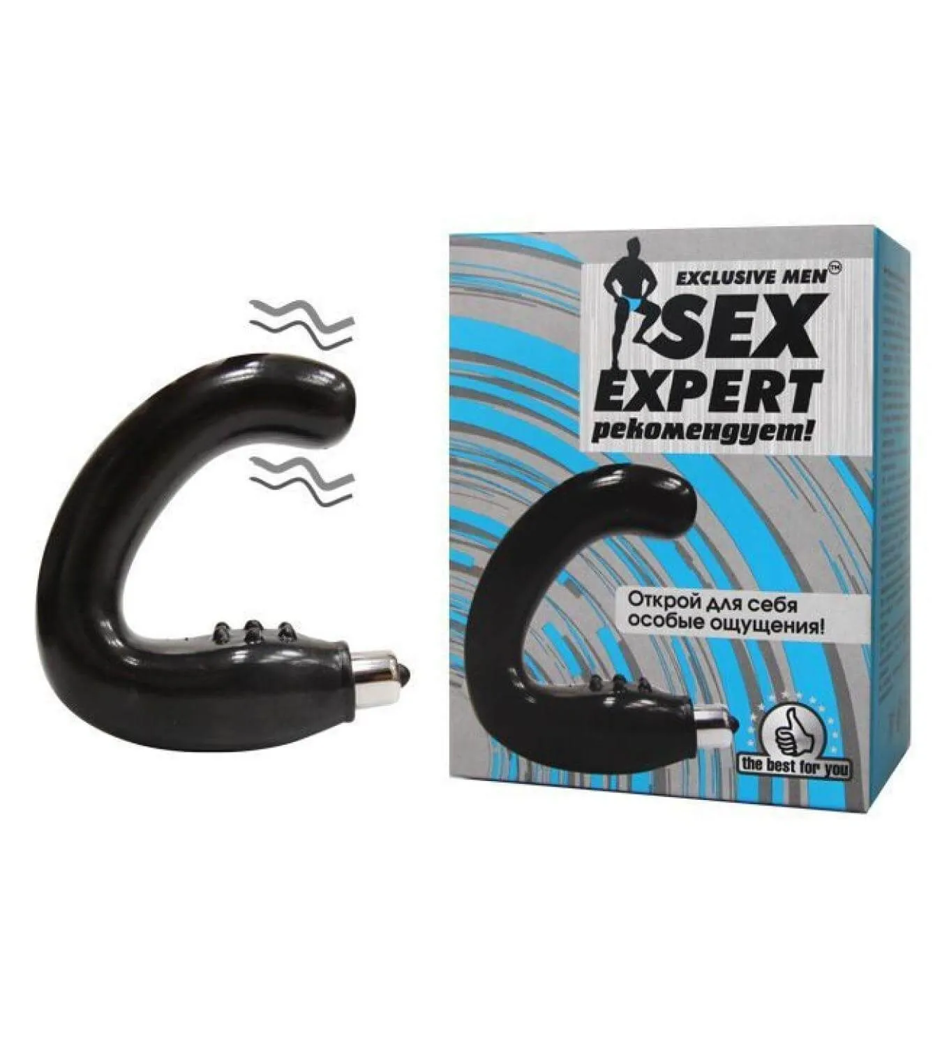 стимулятор простаты bior toys серии sex expert черный в Краснодаре