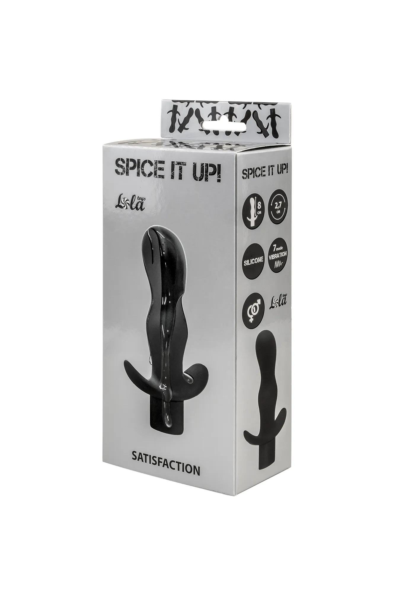 анальная пробка с вибрацией spice it up satisfaction black 8002-01lola в Краснодаре