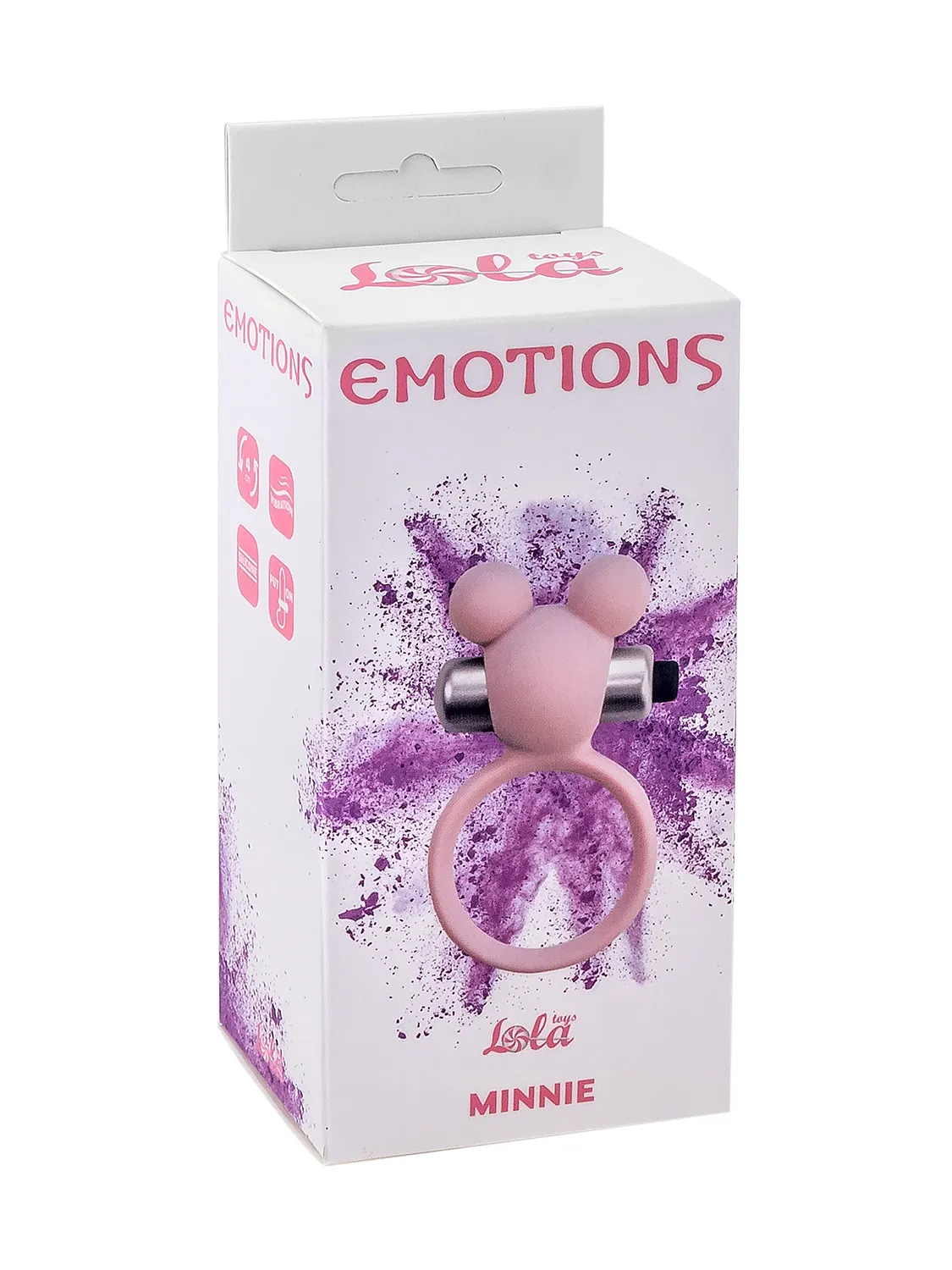 эрекционное виброколечко emotions minnie light pink 4005-02lola в Краснодаре