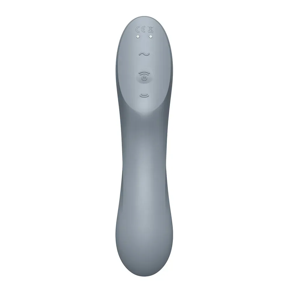 вакуум-волновой бесконтактный стимулятор клитора satisfyer curvy trinity 3, серый в Краснодаре