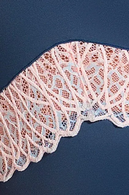 Эротическое корсет lapin rose selina синий в Краснодаре