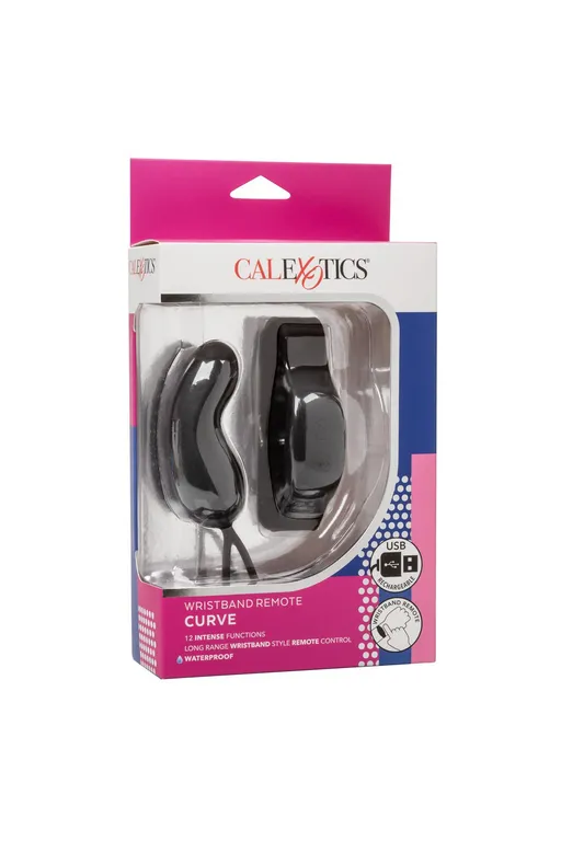 компактный вибромассажер с управлением при помощи браслета wristband remote curve в Краснодаре
