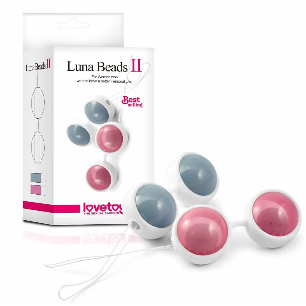 вагинальные шарики lovetoy luna beads, розовые в Краснодаре