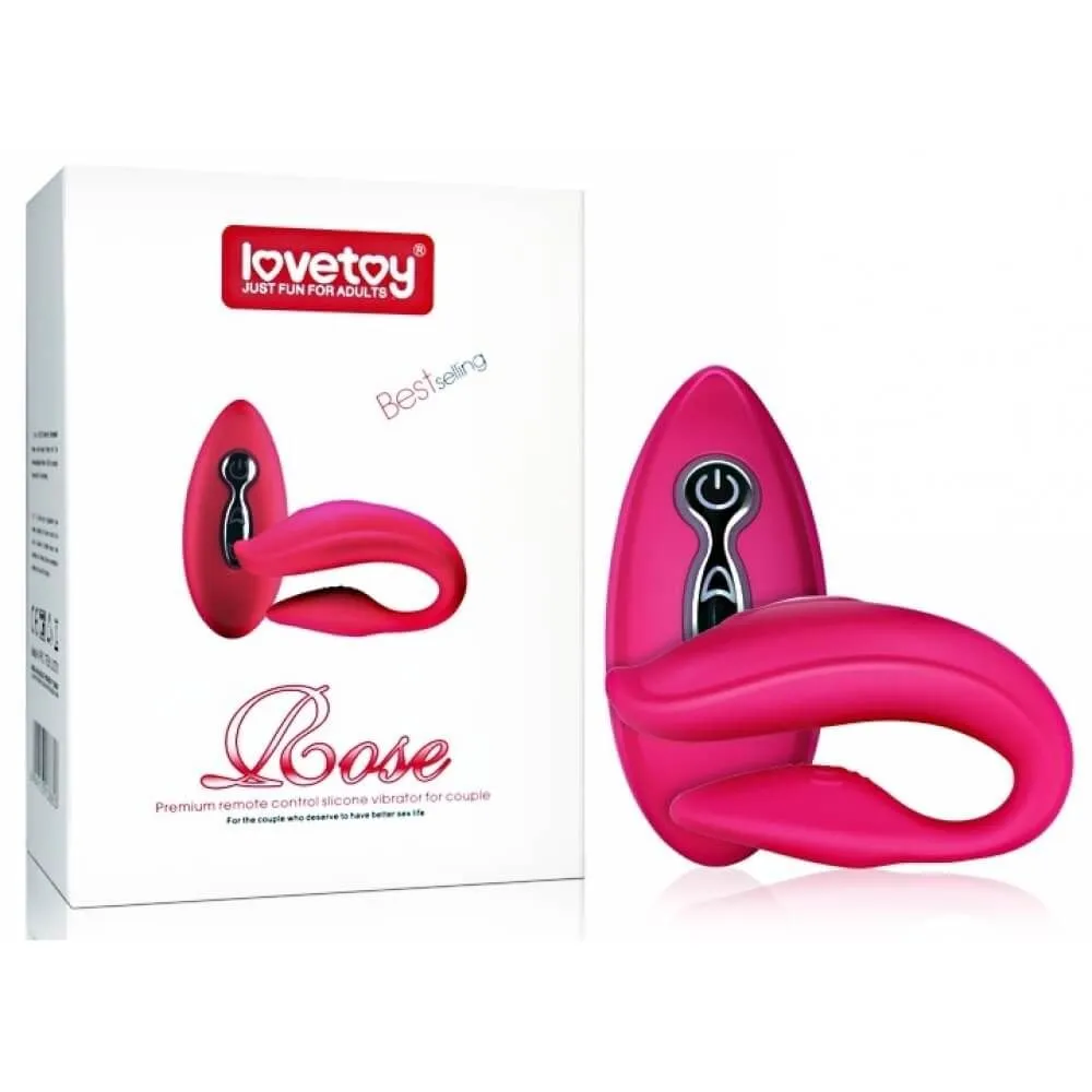 вибратор для пар lovetoy rose, розовый в Краснодаре