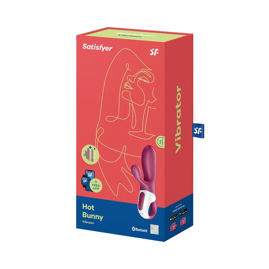 Вибратор с Функцией Нагрева Satisfyer Hot Bunny 001678SA