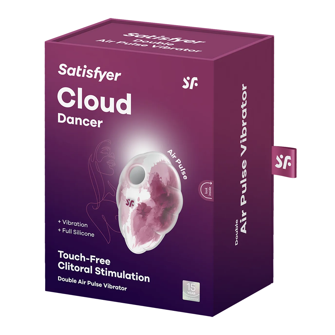 Вакуумный массажер Satisfyer Cloud Dancer red 049687SA