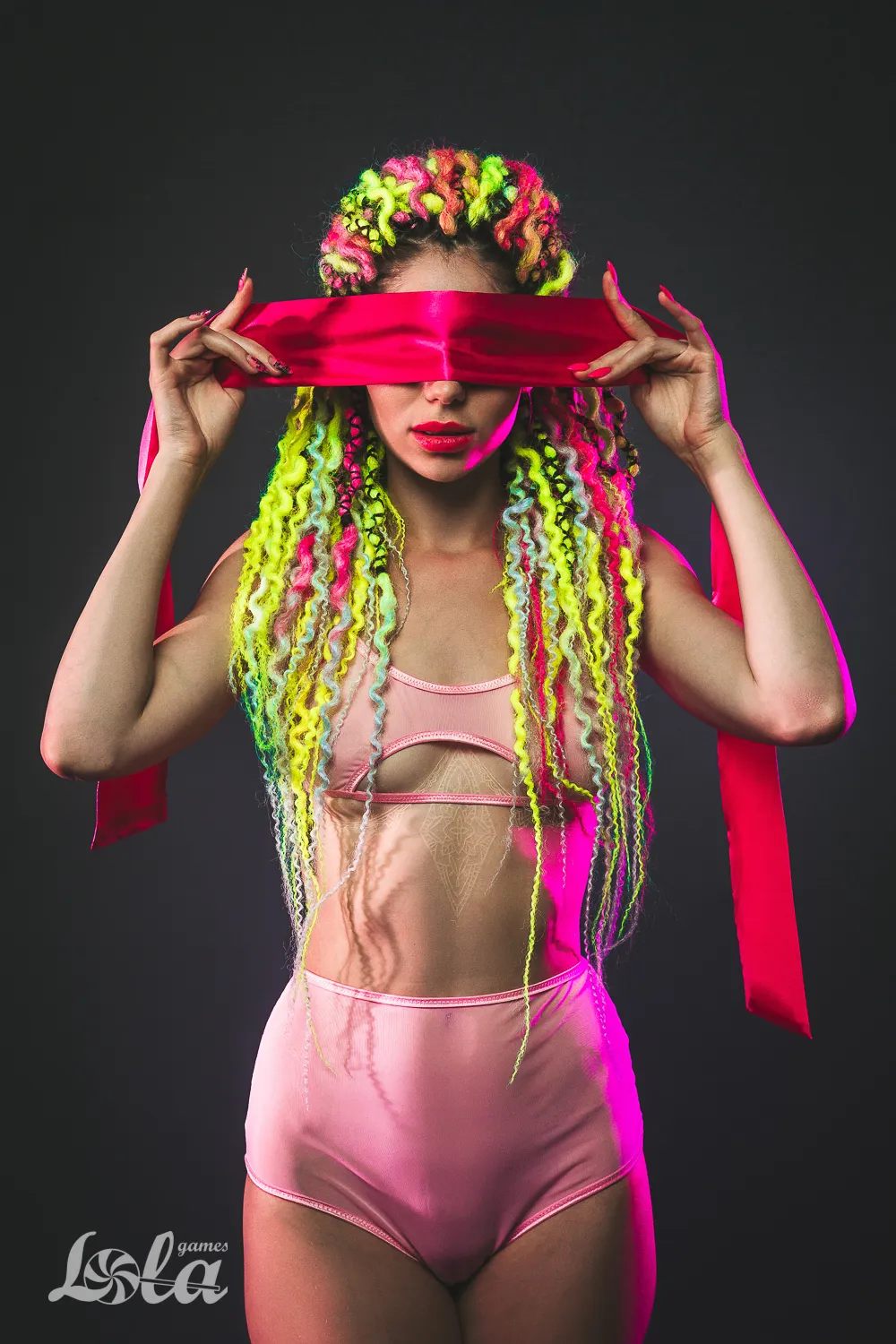 лента party hard wink pink 1142-02lola в Краснодаре