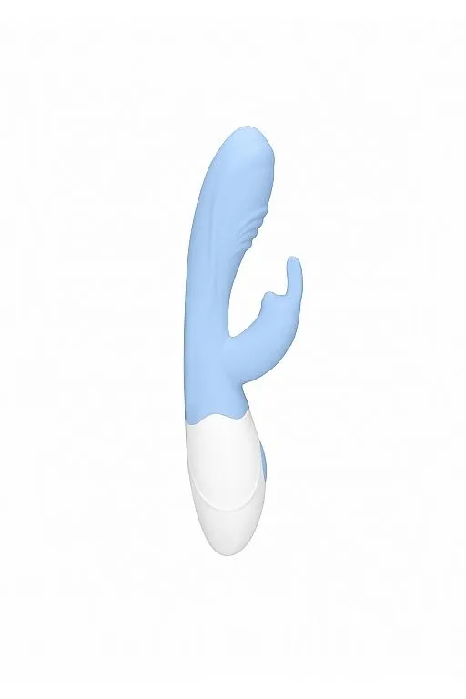 перезарежаемый вибратор кролик juicy, голубой в Краснодаре