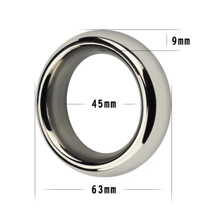 кольцо lovetoy metal silver cockring 4,5 см, металлическое в Краснодаре