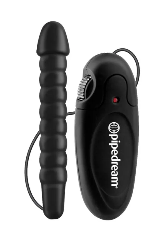 Анальный стимулятор Pipedream, Vibrating Butt Buddy, чёрный, с вибрацией