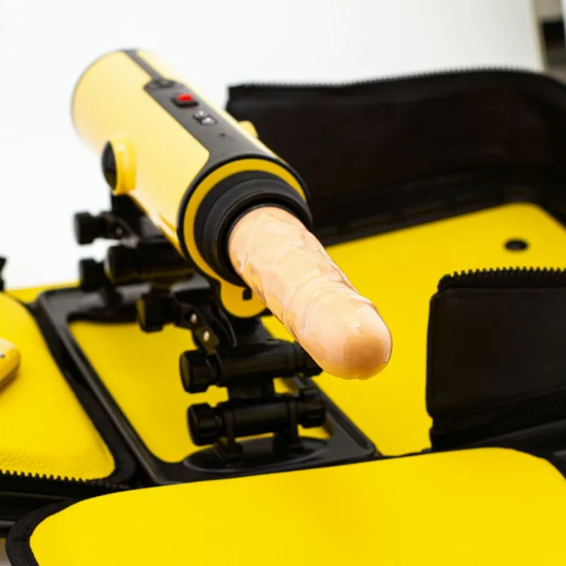 секс-машина в сумке pinkrabbit 310-x5, желтая в Краснодаре