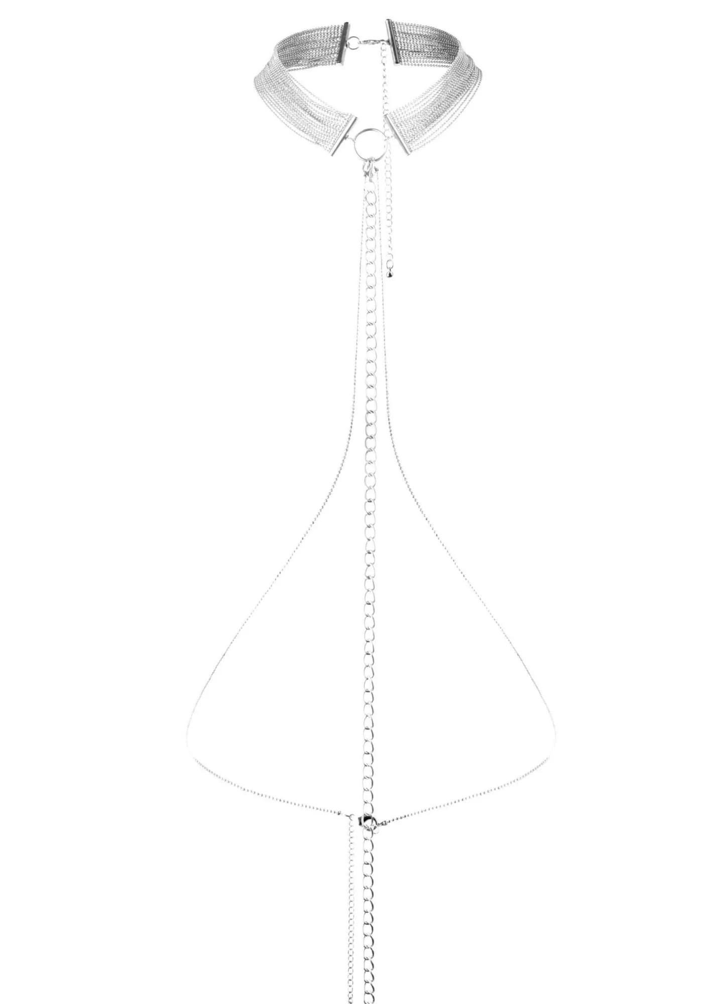 чокер bijoux indiscrets magnifique chain choker, серебристый в Краснодаре