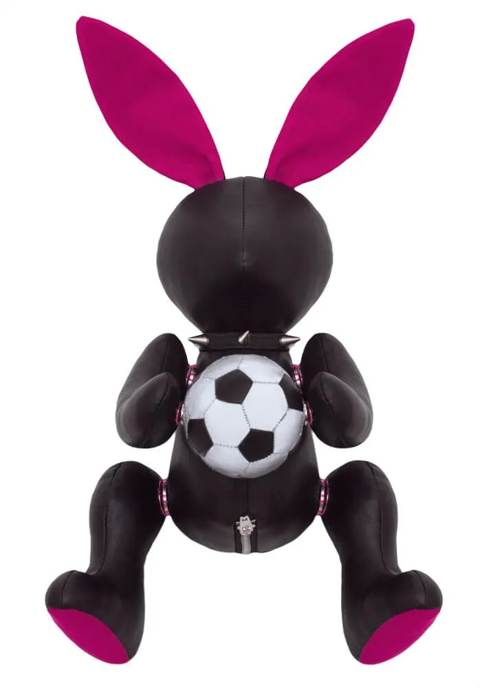игрушка заяц с мячиком, черный матовый в Краснодаре