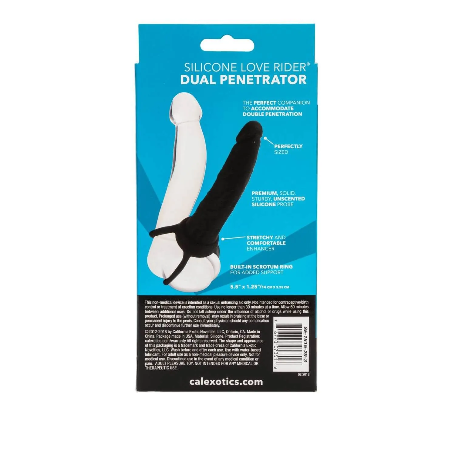 насадка california exotic novelties love rider dual penetrator, чёрная в Краснодаре