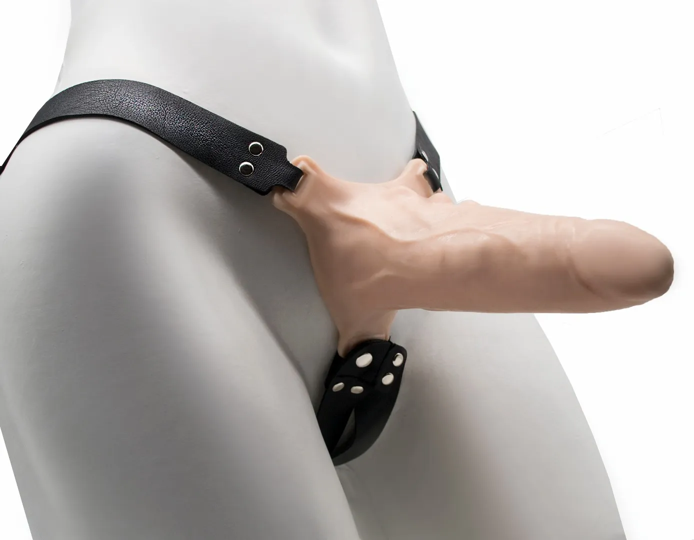 фаллоимитатор поясной пустотелый с бандажом 7403/3ru в Краснодаре