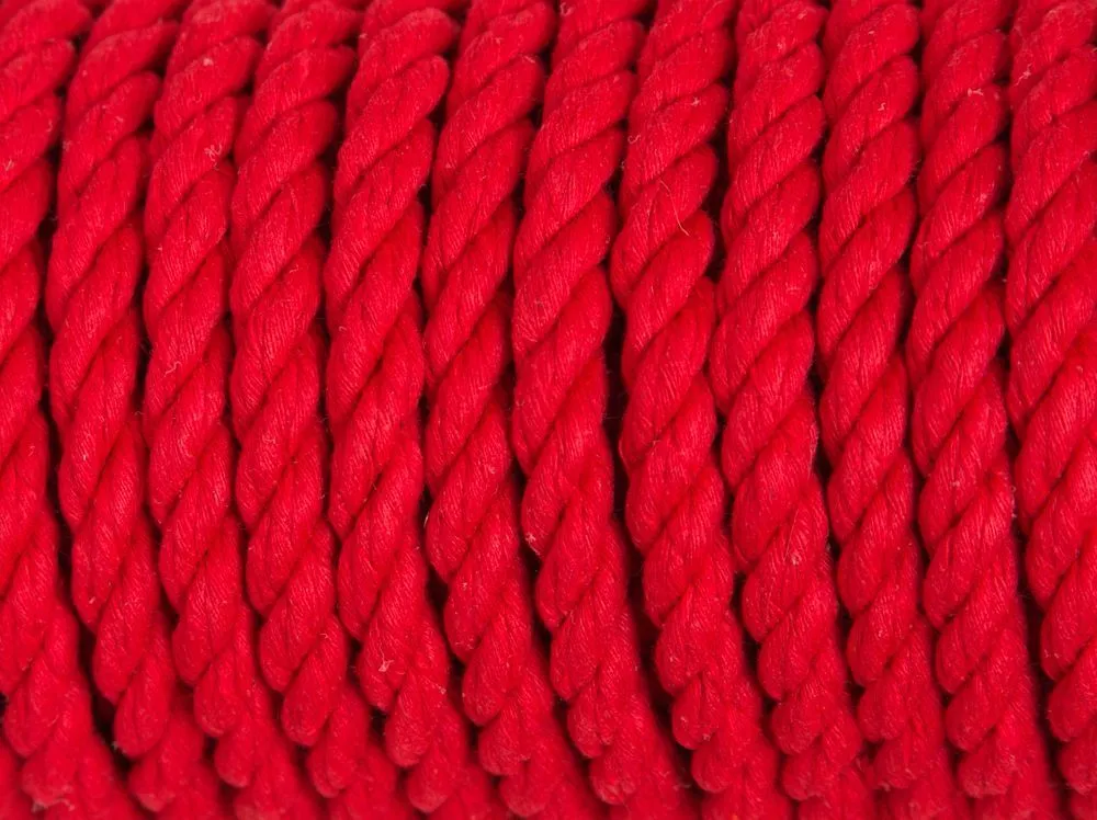 хлопковая веревка для шибари pinkrabbit красная, 20 м в Краснодаре