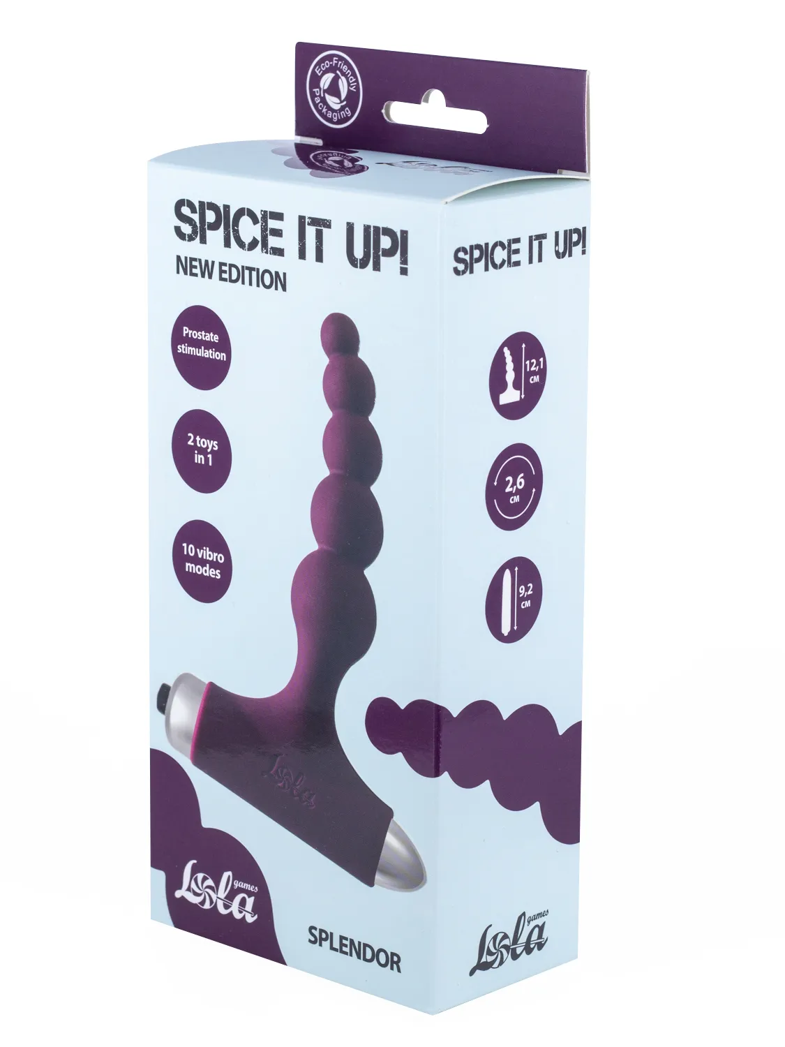 анальная пробка с вибрацией spice it up new edition splendor wine red 8017-03lola в Краснодаре