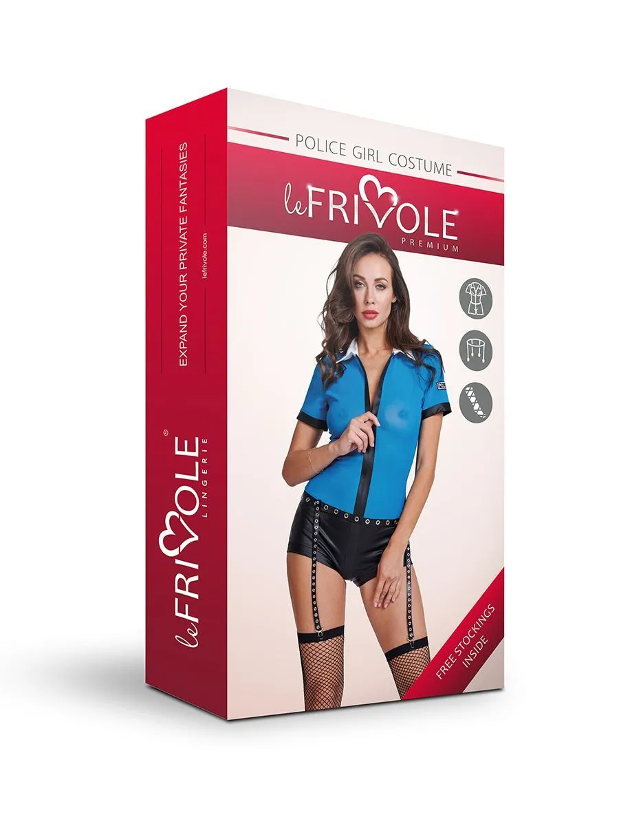 Эротическое костюм полицейского le frivole, боди на молнии в Краснодаре