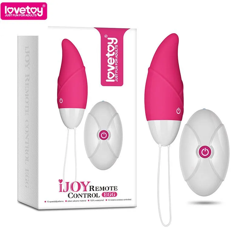 виброяйцо lovetoy ijoy remote control egg, розовое в Краснодаре