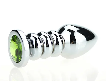 пробка металл фигурная серебро с зеленым стразом 10,3х3,8см 47423-6mm в Краснодаре