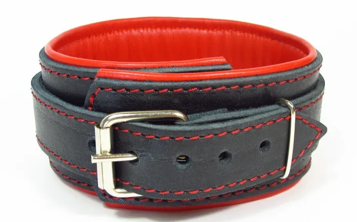 ошейник с красным подкладом  55036ars в Краснодаре