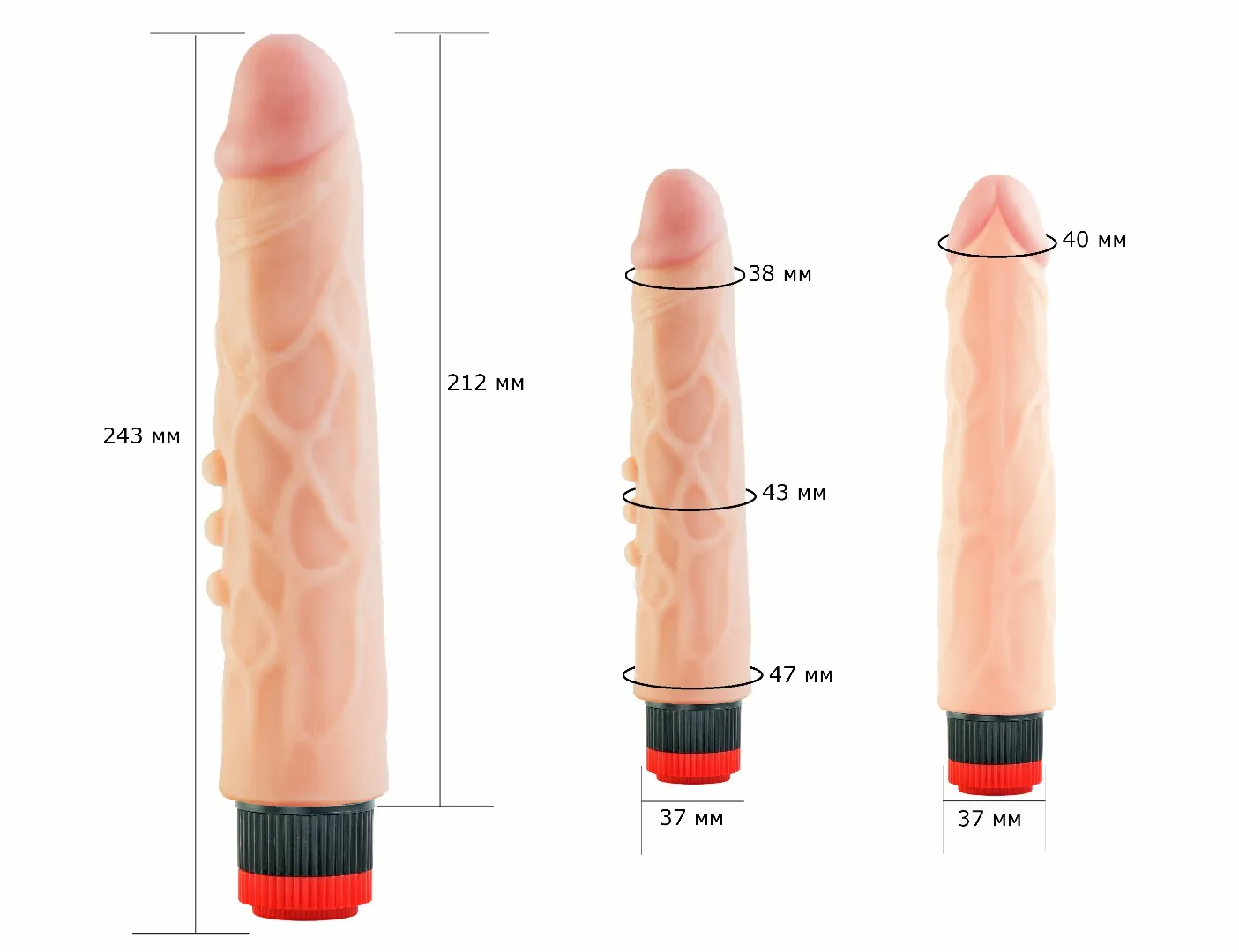 вибромассажёр human copy 8"2  600903ru в Краснодаре