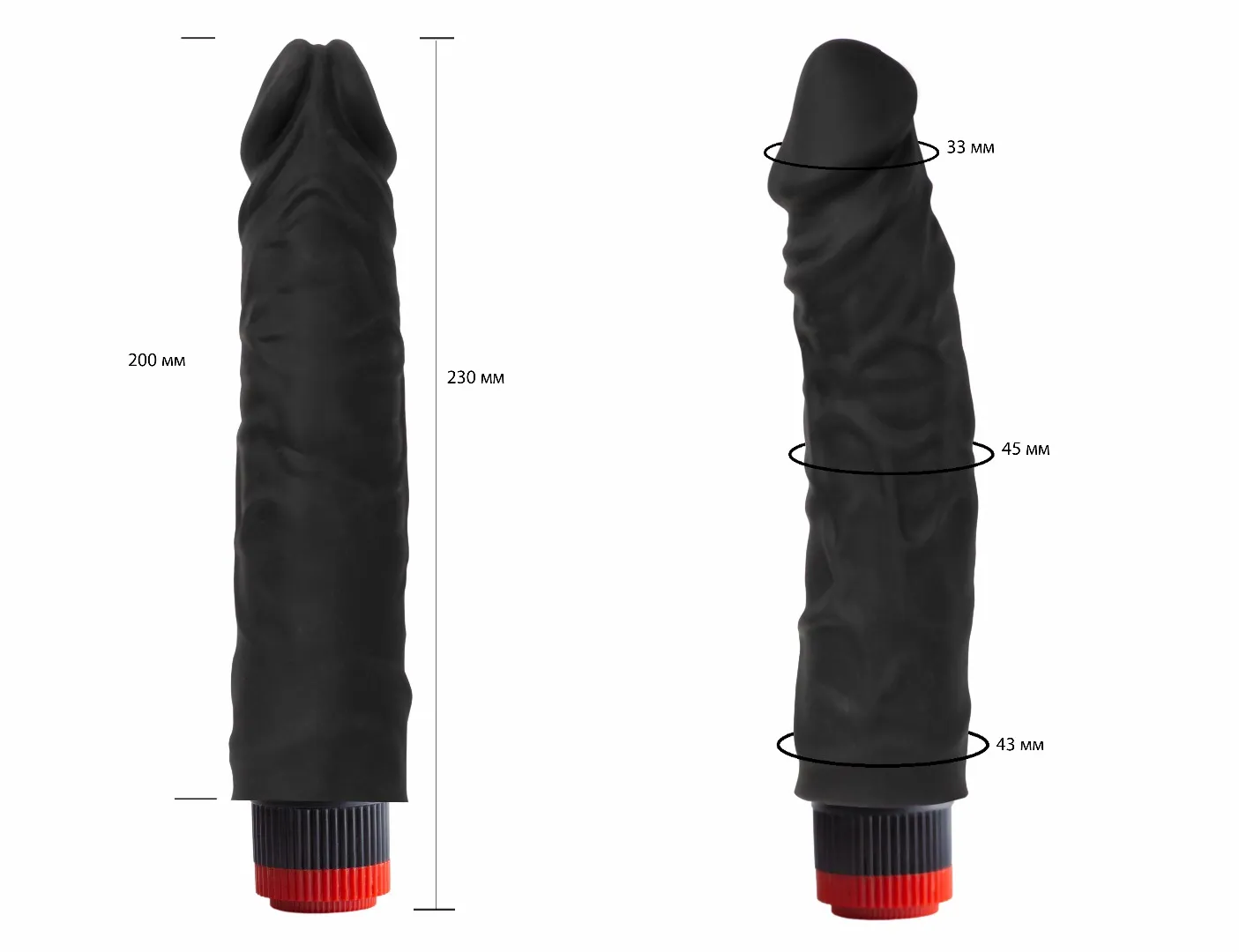 вибромассажер черный в ламинате 410500ru в Краснодаре