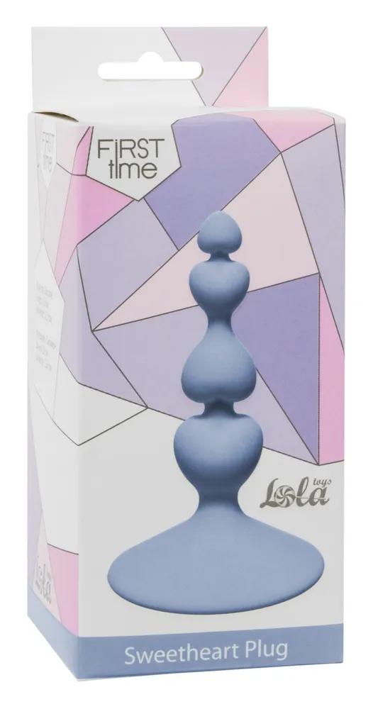 анальная пробка sweetheart plug blue 4106-02lola в Краснодаре