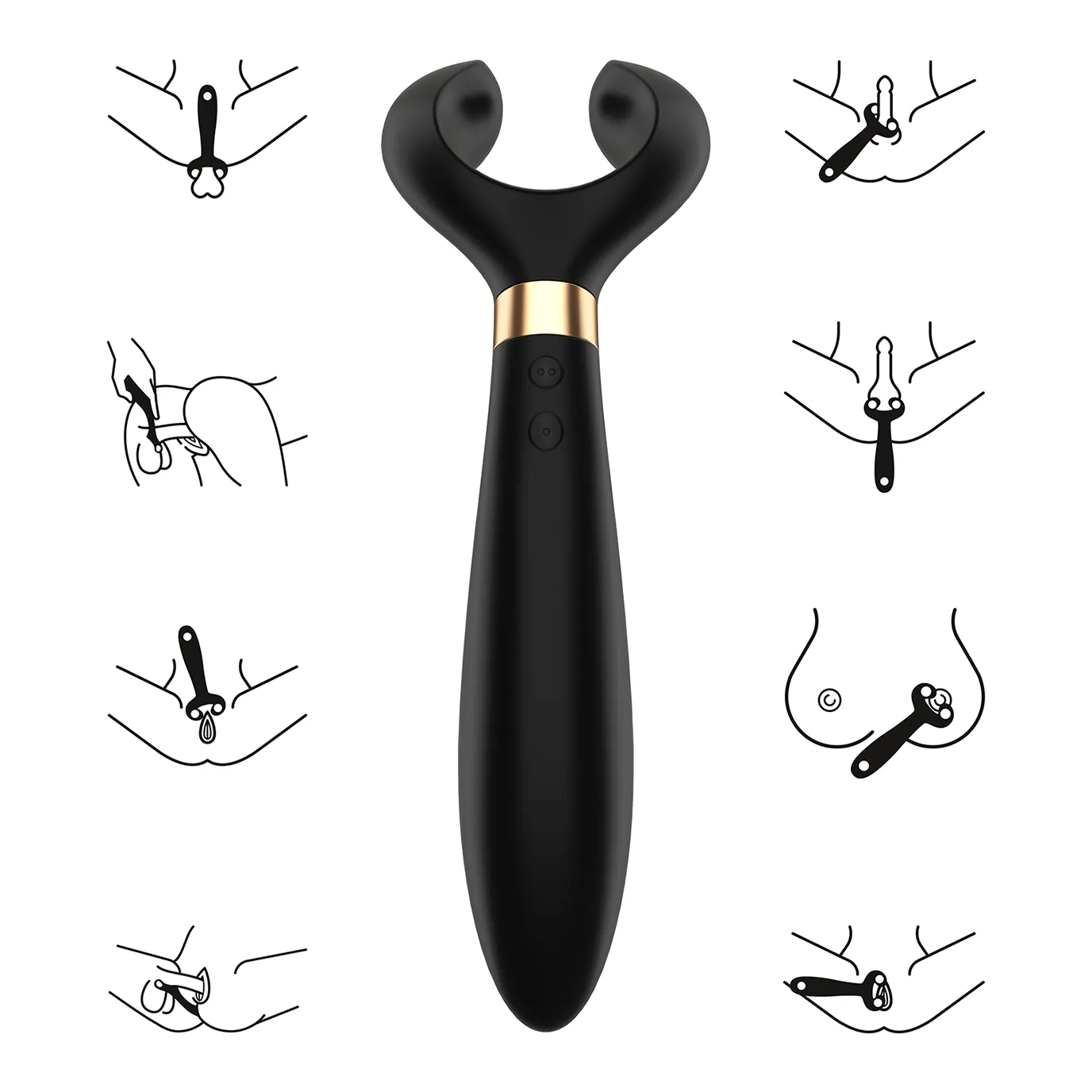 вибромассажер для пары satisfyer partner multifun 3 black 001098sa в Краснодаре