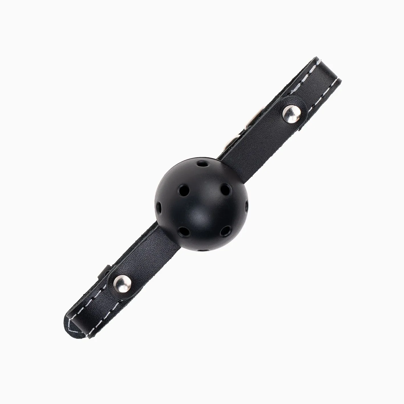 кляп pink rabbit с черным шариком (белая строчка) в Краснодаре