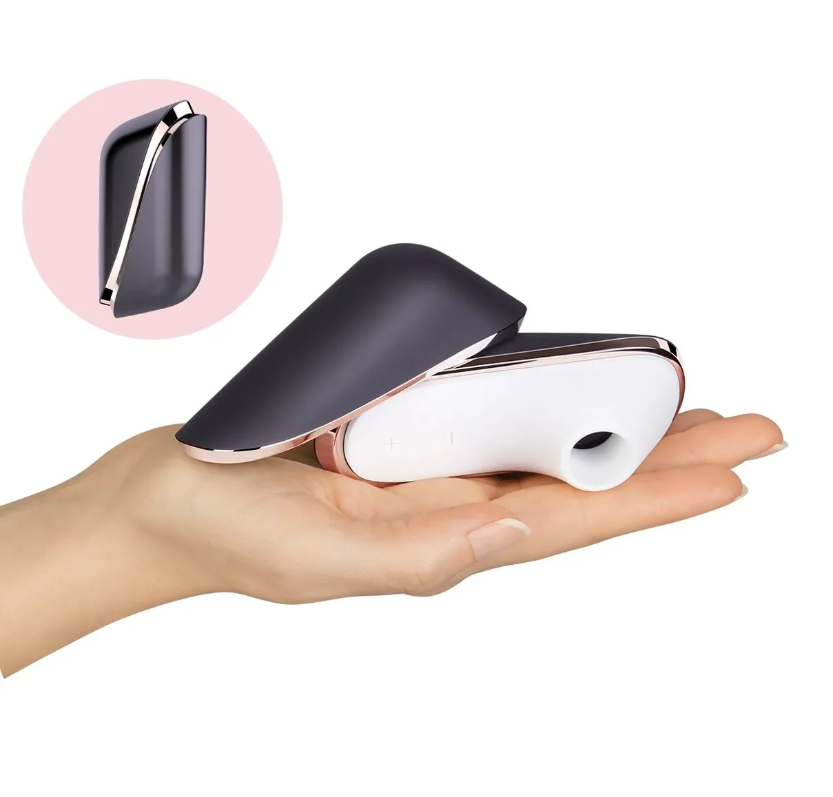 клиторальный стимулятор satisfyer pro traveler, черный в Краснодаре