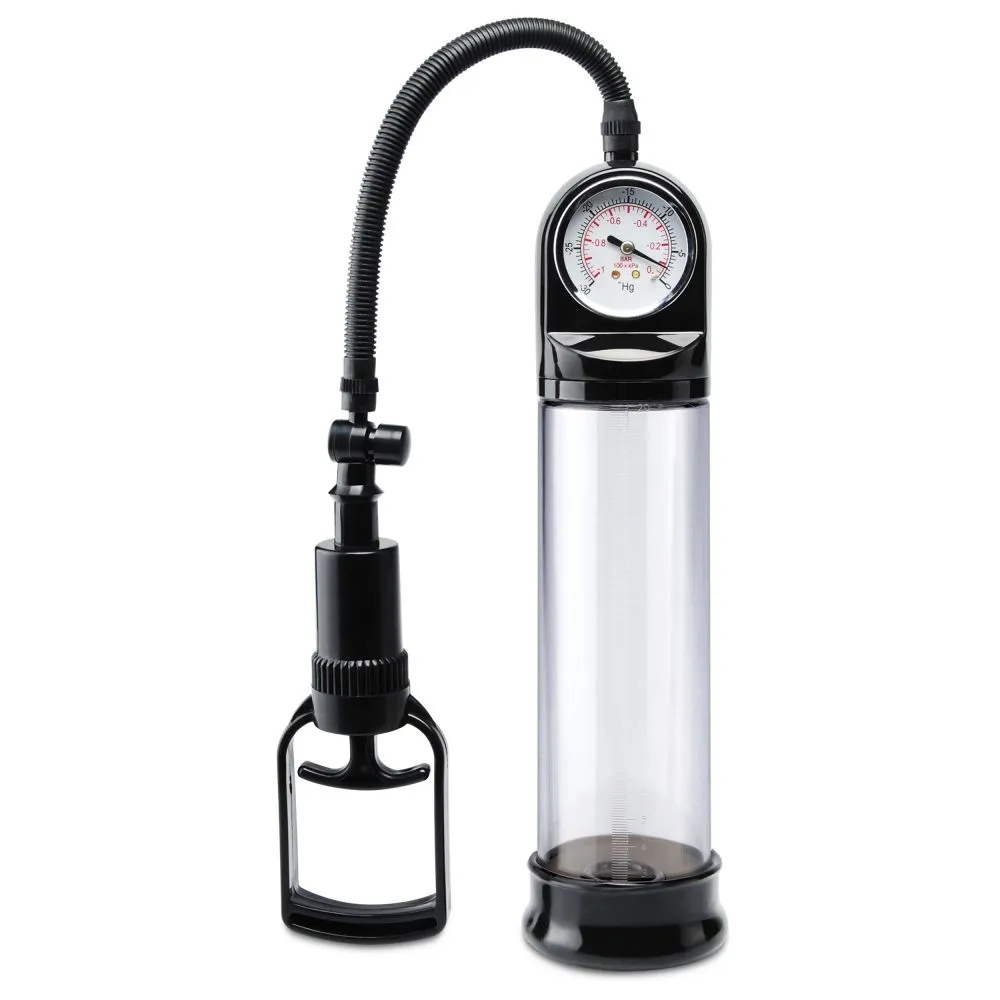 Помпа Pipedream Accu-Meter Power Pump, прозрачная